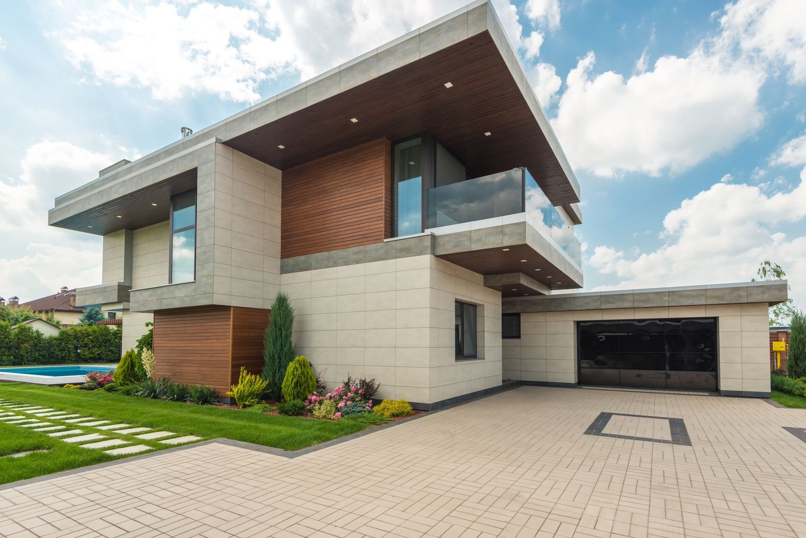 A modern house exterior