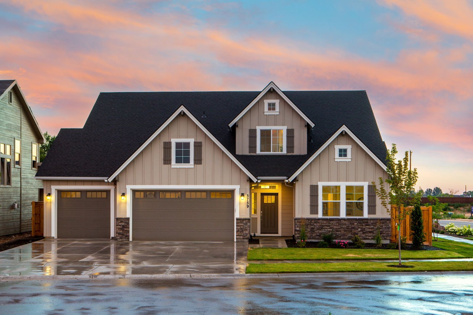 Suburban house exterior representing home equity