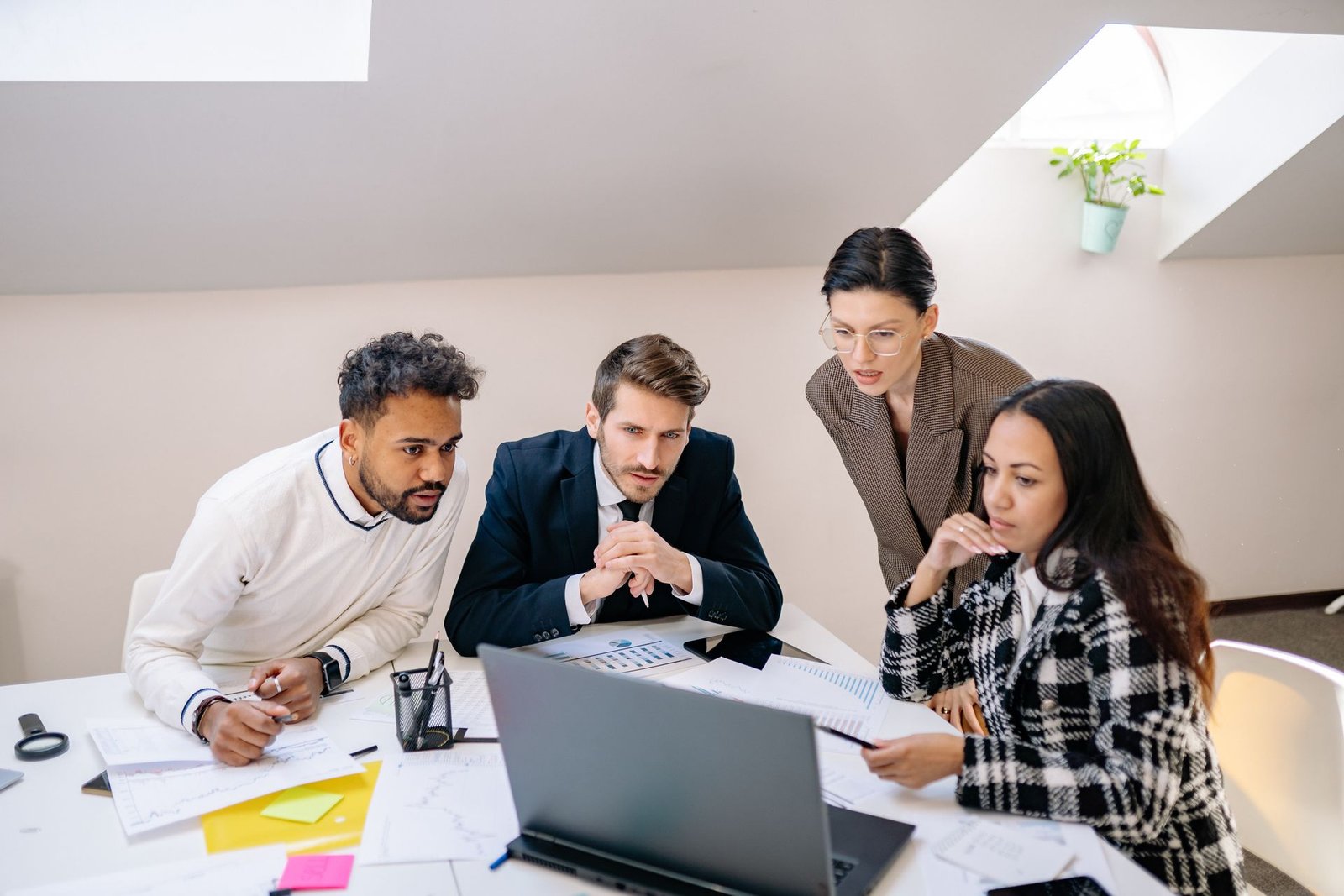 Business team meeting in an office