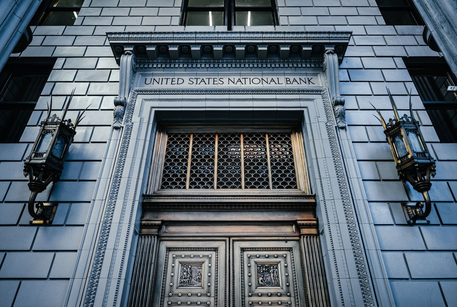 Historic bank building exterior