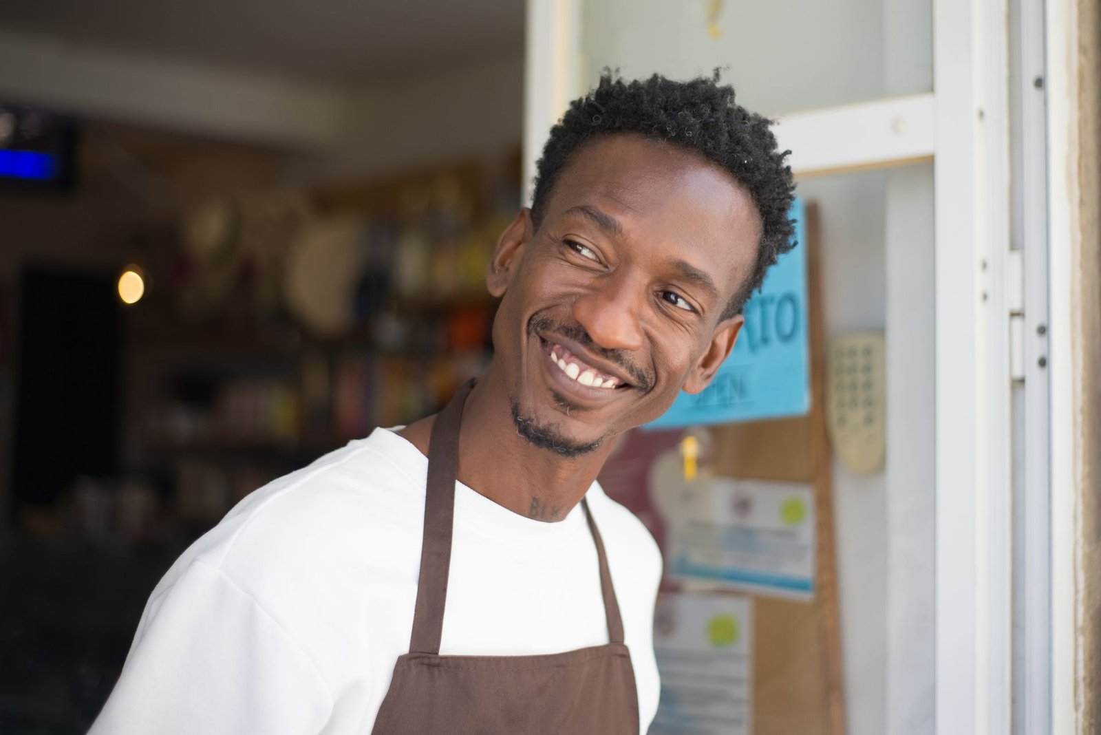 Small startup business owner working in their shop