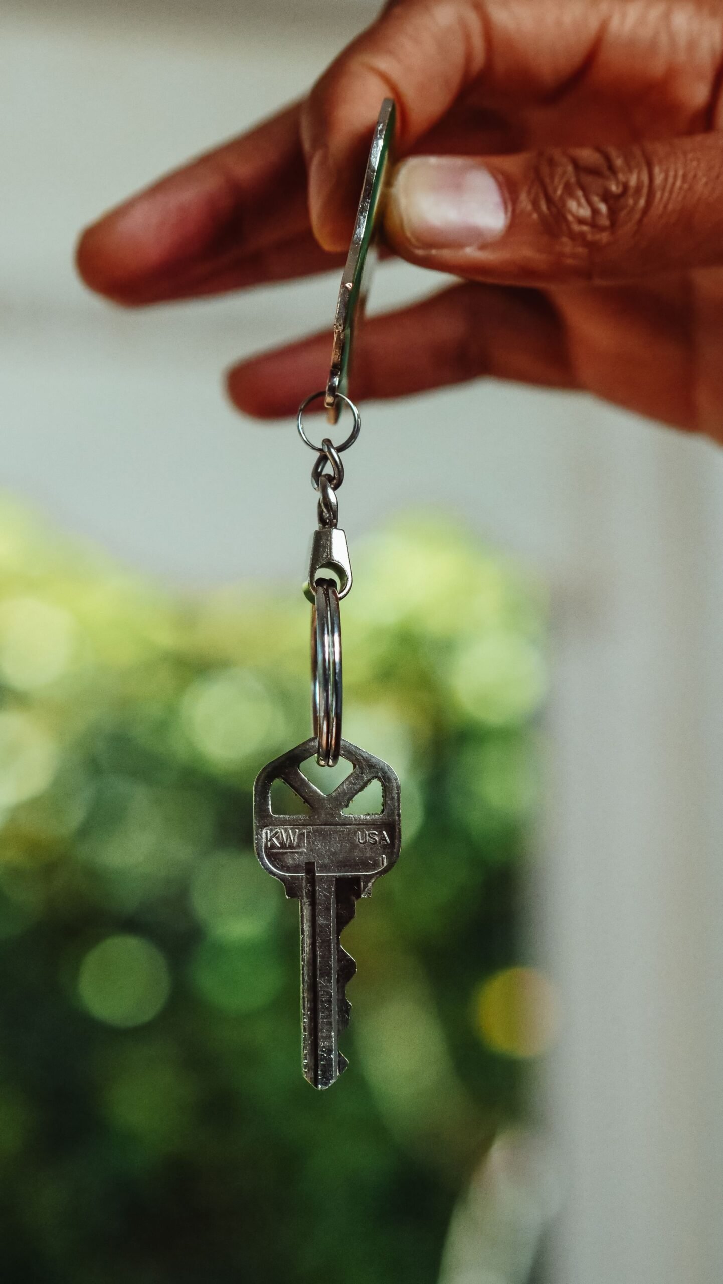 Close-up of home keys