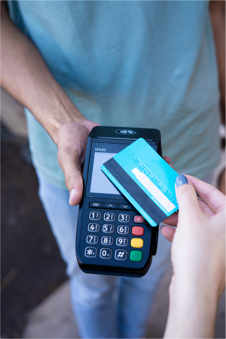 Paying with a business credit card